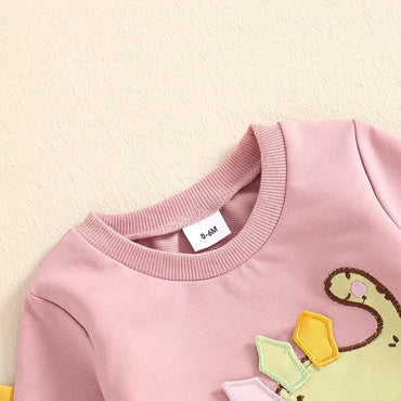 Long Sleeve Dinosaur Baby Set   