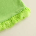 Sleeveless Grinch Heart Toddler Dress