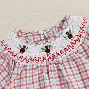 Vintage Thanksgiving Baby Dress