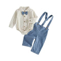 Long Sleeve Little Gentleman Baby Set