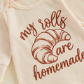Homemade Rolls Waffle Baby Jumpsuit