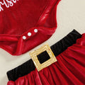 My First Christmas Skirt Baby Set