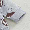 Long Sleeve Football Season Baby Set   