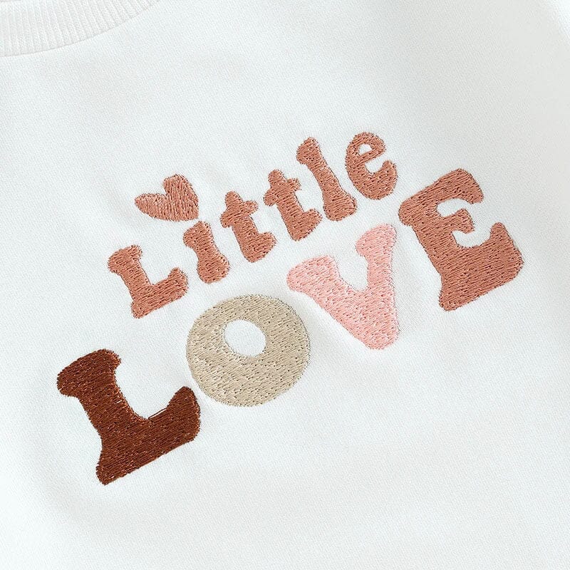 Little Love White Baby Bodysuit   