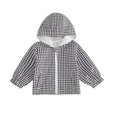 Floral Zipper Toddler Jacket Black 9-12 M
