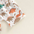 Short Sleeve Dinosaur Shorts Baby Set