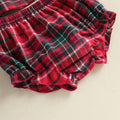 Fly Sleeve Plaid Toddler Set