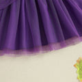 Long Sleeve Tulle Witch Toddler Dress
