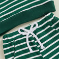 St. Patrick's Day Striped Baby Set