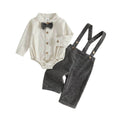 Long Sleeve Little Gentleman Baby Set