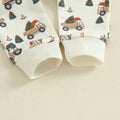 Long Sleeve Christmas Tree Truck Baby Set