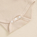 Long Sleeve Corduroy Suspender Skirt Baby Set