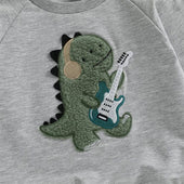 Long Sleeve Rocking Dino Toddler Set