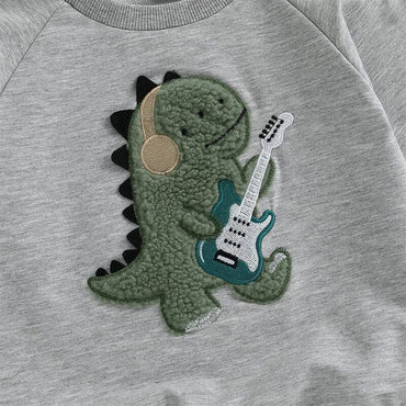 Long Sleeve Rocking Dino Toddler Set