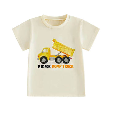 Short Sleeve Vehicles Toddler Tee Yellow 12-18 M