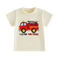 Short Sleeve Vehicles Toddler Tee Red 12-18 M