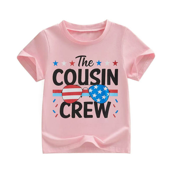 The Cousin Crew American Toddler Tee Pink 2T