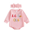 Long Sleeve Lil Sis Club Baby Bodysuit