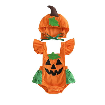 Fly Sleeve Pumpkin Baby Costume