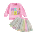 Hip Hop Tutu Skirt Toddler Set   