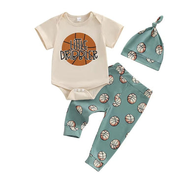 Long Sleeve Little Dribbler Baby Set