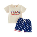 Short Sleeve 250 Years of Freedom Baby Set