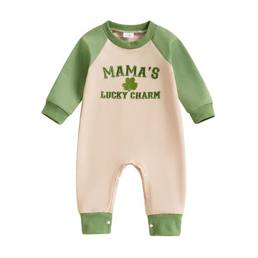 Mama's Lucky Charm Baby Jumpsuit