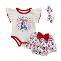 Happy 4th of July Baby Set   