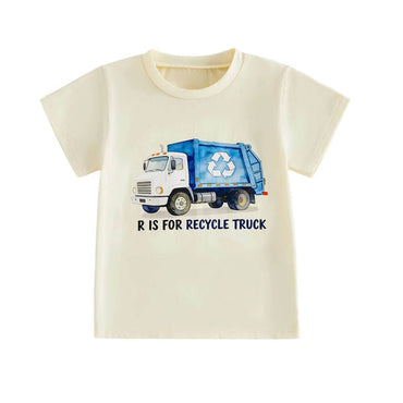 Short Sleeve Vehicles Toddler Tee Blue 12-18 M