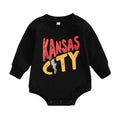 Long Sleeve Kansas City Baby Bodysuit   