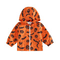 Halloween Hooded Toddler Jacket Jacket The Trendy Toddlers Orange 9-12 M 