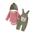 Christmas Reindeer Striped Baby Set Sets The Trendy Toddlers 