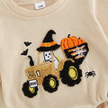 Long Sleeve Pumpkin Patch Waffle Baby Bodysuit Bodysuit The Trendy Toddlers 