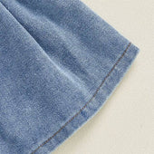 Sleeveless Denim Toddler Set