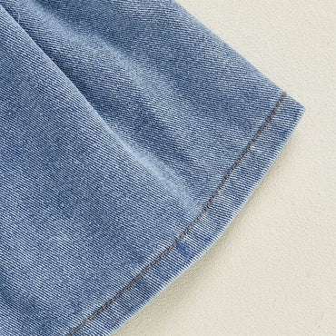 Sleeveless Denim Toddler Set