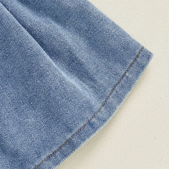 Sleeveless Denim Toddler Set