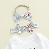 Long Sleeve Let It Snow Flared Baby Set