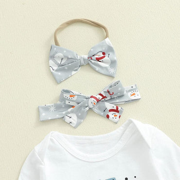 Long Sleeve Let It Snow Flared Baby Set