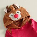 Long Sleeve Reindeer Hooded Toddler Set Sets The Trendy Toddlers 