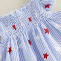 Fly Sleeve Striped Stars Baby Set