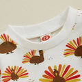 Long Sleeve Thanksgiving Baby Set   