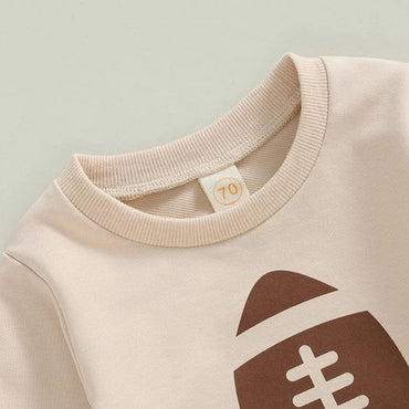 Long Sleeve Football Game Baby Set   