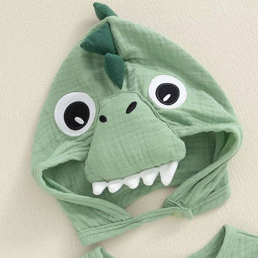 Long Sleeve Solid Dinosaur Baby Costume