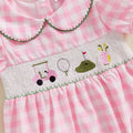 Short Sleeve Collar Golf Baby Romper