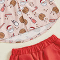 Short Sleeve Christmas Shirt Toddler Set