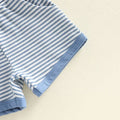 Short Sleeve Striped Playground Toddler Set Sets The Trendy Toddlers 