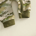 Long Sleeve Camouflage Zipped Baby Jumpsuit