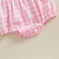 Short Sleeve Collar Golf Baby Romper
