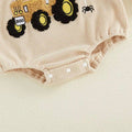 Long Sleeve Pumpkin Patch Waffle Baby Bodysuit Bodysuit The Trendy Toddlers 