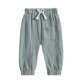 Solid Muslin Baby Pants Green 3-6 M 